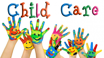 Child Care Finger Painting Image